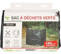 ASFASFq-Sacs à déchets de jardin, Jardin - Big Bag pour jardin XXL 730L, Sac à déchets de jardin XXL 730L, Sac jardinage 730L - 1 Sac - Très grand volume, Autostable, 220g/m² - L90 x l90 x H90cm