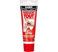 ASFASFq-Sader Rebouche Tout ¿ Enduit de Rebouchage Intérieur Prêt à l¿Emploi ¿ Tous Supports ¿ Rebouchage et Égalisation de Trous et Fissures Jusqu¿à 1 cm ¿ Joint Plaque de Plâtre ¿ 1 Tube 330 g