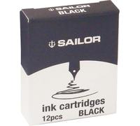 ASFASFq-Sailor - Cartouches d'encre Noir pour stylos plume (12 pièces)