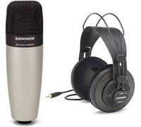 ASFASFq-Samson - C01/SR850 - Pack microphone à condensateur cardioïde + casque semi-ouvert