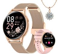 Asfasfq-Sanorum Montre Connectée Femme Avec Appel Bluetooth 1,27"" Smartwatch Femme Avec Ip68 Fonction Féminine/24h Fréquence Cardiaque/24h Spo2/Suivi Du Sommeil/120+Modes Sportif Podometre Android Io