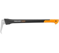 ASFASFq-Sapie à long manche, Longueur: 78 cm, Lame en acier trempé/Manche résistant en fibre de verre, Étui de rangement et de transport inclus, Noir/Orange, WoodXpert, XA22, 1003623