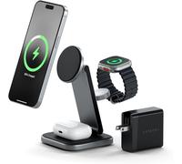 Asfasfq-Satechi Chargeur Induction 3 En 1, Station De Charge Sans Fil Magnétique Pliable, 15w Certifié Qi2 Pour Iphone Séries 16 À 12, Apple Watch Séries 10¿7/Se/Ultra/Ultra 2 Et Airpods Pro, 4 (Anc)