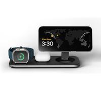 Asfasfq-Satechi Station De Charge 3 En 1 Qi2, Chargeur Sans Fil Rapide 15w + 5w, Design Compact Et Élégant, Pour Iphone Séries 16 À 12, Airpods 4 (Anc)/3/Pro, Apple Watch Et Appareils Compatibles
