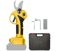 ASFASFq-Sécateur Électrique Sans Fil Brushless, Diamètre de Coupe de 55 mm, Sécateur Electrique Professionnel Compatible avec Dewalt Batterie 20V, Professionnel Sécateur Lame Convient avec LCD