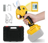 ASFASFq-Sécateur Électrique Sans fil Compatible avec Dewalt 18 V 20V, 45mm Secateur à batterie Professionnel Secateur de Jardin Moteur Sans Balais pour Jardinage, Vigne, Arbre Fruitier (Sans batterie