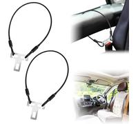 Asfasfq-Serrure De Ceinture De Sécurité Antivol,2 Pièces 60 Cm Accessoires Antivol Camping,Protection Antivol Camping-Car,Accessoires Antivol Pour Camping-Car Pour Fourgonnettes,Camping-Cars,Voitures