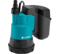 ASFASFq-Set ppe d¿évac sub, ss fil, 2000/2 18 V P4A Gardena, Ppe évac sub s fil, aspir plat, filtre, protec marche à sec, débit max. 2 000 l/h, ac batterie 18 V P4A (14600-61)