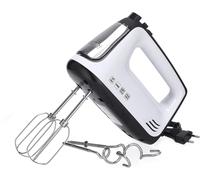 ASFASFq-SEVERIN Batteur électrique 400 W, Fouet électrique avec 5 vitesses, fonction turbo et poignée Soft-Touch, Batteur mixeur livré avec 2 fouets et 2 crochets de pétrissage en inox, HM 3830