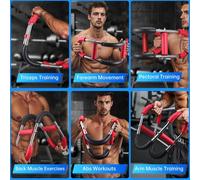 Asfasfq-Shaker Twister Arm Trainer, Entraîneur De Bras, Entraînement De Bras Twister, Équipement D'entraînement De Poitrine Réglable De 20kg/30kg, Barre Power Twister Portable
