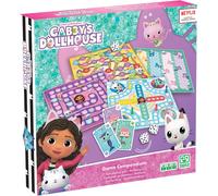 ASFASFq-Shuffle ¿ Multijeux Gabby et la Maison Magique ¿ Jeux Traditionnels - Jeu de société Enfant/Famille ¿ à partir de 5 Ans ¿ De 2 à 4 Joueurs, Gris