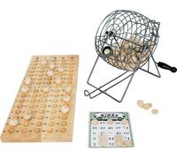ASFASFq-Small Foot Jeu de bingo avec tambour de loterie en métal, matériel de jeu en bois, jouets à partir de 5 ans, naturels, jouets 1831, 2019762