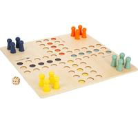 Asfasfq-Small Foot Ludo Xl En Bois Pour 4 Joueurs, Jeu De Société Grand Format Pour Toute La Famille, À Partir De 4 Ans, 1178
