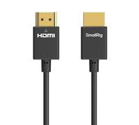 ASFASFq-SMALLRIG Câble Ultra Fin pour HDMI 2.0 (A vers A) 100 cm, Cordon/Câble fin 4K, Prend en Charge 3D, 4K à 60 Hz, Ethernet, ARC Type-A Mâle vers Mâle pour Appareil Photo, Moniteur, Cardan - 4794