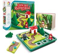 Asfasfq-Smart Games - Little Red Riding Hood Deluxe, Puzzle Game With 48 Challenges And Picture Story Book, 4 - 7 Years
