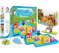 Asfasfq-Smartgames - Les Trois Petits Cochons Du Loup - Jeu De Réflexion - Protégez - Livre De Conte Illustré Et Livret De 48 Défis Inclus - 1 Joueur - Pour Enfants De 3 À 6 Ans