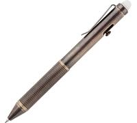 Asfasfq-Smootherpro Stylo À Bille En Laiton Effaçable Edc Bolt Action Stylo Compatible Avec Les Recharges Pilot Clip De Stylo En Acier Inoxydable Pour Bureau École Entreprise Couleur Noir(Ep02bk)