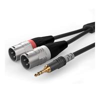 ASFASFq-SommerCable Basic HBA-3SM2-0150 Câble adaptateur audio 3 broches mini jack 3,5 mm vers 2 fiches XLR (L+R) 1,5 m