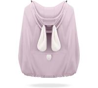 Asfasfq-Sonarin Porte Bébé Couverture Soleil-Protéger,Universel Housse De Porte-Bébé Respirante Encapuchonné Coupe-Vent Cape De Transporteur Chancelière Avec Poche Pour Toutes Saisons(Rose)