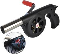 ASFASFq-Souffleur Manuel Barbecue, Ventilateur de Barbecue, Convient Pour la Cuisine en Plein Air, Cheminée, camping, pour Soufflet De Feu De Barbecue Outil a Manivelle