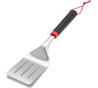 ASFASFq-Spatule de barbecue (40cm), en acier inoxydable, avec une poignée confortable, lavable au lave-vaisselle pour un nettoyage facile - Noir (6318)
