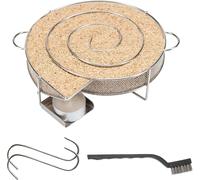 ASFASFq-Spirale Fumoir à Froid - Fumoir Serpentin - Générateur de Fumée - pour Fumer dans Le Gril Bouilloire - Rondes