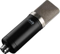 ASFASFq-STAGELINE ECMS-70 Microphone à condensateur à grande diaphragme pour voyelle et instrument pour une utilisation professionnelle en studio avec support de microphone, vis adaptateur et étui en