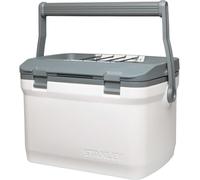 ASFASFq-Stanley Adventure Outdoor Cooler 15.1L Polar White - Double paroi en mousse isolante - Sans BPA - Glacière - Glacière de camping très résistante qui fait aussi office de de siège - Étanche