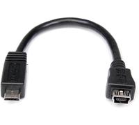 ASFASFq-StarTech.com Câble adaptateur Micro USB vers Mini USB de 15 cm - M/F (UUSBMUSBMF6)