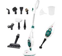 ASFASFq-Steamclean Multi10 Max 10 en 1 Balai Vapeur Nettoyeur Multifonctions, Aspirateur Vapeur 1500W, Élimine 99.9% des Virus et des Bactéries, Manche télescopique extensible, Émission maximale de v