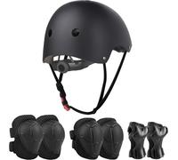 Asfasfq-Store Casque Protection Enfant Vélo Kit De Protection Roller Enfant Casque Ajustable Coudières Genouillère Protège-Poignets Ensemble De Protection Enfant Sport Skateboard Velo Roller Patin Tr