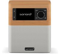 ASFASFq-Stream Radio Internet avec Bluetooth (FM, Wi-FI, Spotify, Deezer, résistante aux éclaboussures) érable/Blanc