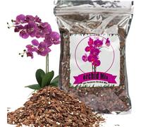 ASFASFq-Substrat pour orchidées - 1 l - Écorce d'orchidée et perlite organique pour plantes - Drainage et ventilation optimaux longue durée