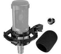 ASFASFq-Support antichoc avec filtre anti-pop pour microphones AT2020, réduit les bruits de vibration et les chocs pour les microphones à condensateur Audio Technica AT2020, AT2020USB+, AT2035 et AT4