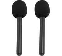 ASFASFq-Support de Microphone pour Hollyland Lark M1 C1 150 Synco G1 Movo, 2 Pièces, Support de Micro, Adaptateur de Poche, Support de Poignée de Microphone avec Pare-brise, Plate-forme