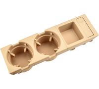 Asfasfq-Support De Verre À Eau Pour Console Centrale De Voiture Compatible Avec B-Mw Série 3 E46 318i 320i 323i 325i 328i 330i 1998-2006-Beige