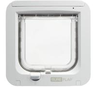 Asfasfq-Sure Petcare Chatière À Puce Électronique , Compatible Avec Le Médaillon D'identification Par Radiofréquence Et Avec Les Puces Électroniques, Pour Portes, Fenêtres Et Murs, Blanc