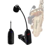 ASFASFq-Système de microphone sans fil UHF à clip en métal pour saxophone, trompette et fiable