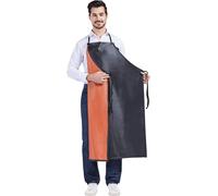 ASFASFq-Tablier de Travail Mince PVC Poids léger Unisexe Imperméable Tablier de jardin d'Abattoir d'Usine Résistant