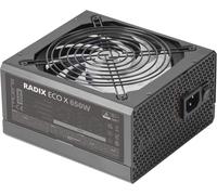 ASFASFq-Tacens Radix ECO X 650, Alimentation PC ATX 650W, 6 Ans Garantie, Technologie Silencieuse AI-RPM, +87% Efficacité, Noir