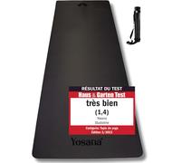 Asfasfq-Tapis De Yoga En Caoutchouc Naturel Extrêmement Antidérapant Surface Ultra Grip En Eco Pu Extra Large 68cm Tapis De Yoga 183x68cm 4mm D'épaisseur