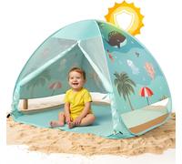 ASFASFq-Tente de Plage avec Protection UV 50+ pour Enfants, bébés, Tout-Petits ¿ abri Solaire Pop-up avec Sac de Transport et piquets ¿ Protection Contre Le Vent, Format Compact (UnderwaterLife)