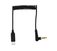 ASFASFq-The Lord of the Tools Câble adaptateur audio de type C mâle vers TRS mâle 3,5 mm - Prise microphone - Compatible avec Hollyland Lark M1/150 - Pour téléphones Android - Noir