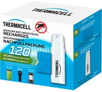 ASFASFq-THERMACELL Recharge Anti Moustiques et Moustiques Tigres - Protection Efficace 20m²- Compatible avec Diffuseurs, Nomades et Lanternes - Durée 120h, 10 Cartouches Gaz + 30 plaquettes