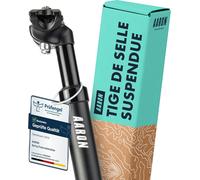 Asfasfq-Tige De Selle De Vélo Suspendue À Ressort - Aluminium - Pour Vélo Électrique/Vtt/Vtc/Vélo De Ville/Autre - Noir - Diamètre 27,2mm, 30,9mm, 31,6mm / Longueur 350 Mm