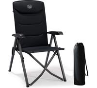 ASFASFq-TIMBER RIDGE Chaise Pliante Camping Portable 150kg Fauteuil Jardin Exterieur Dossier Haut 4 Positions Réglables Fauteuil Realx Inclinable pour Terrasse Balcon Jardin Camping Pique-Nique