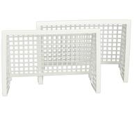 Asfasfq-Tipp-Kick (Mieg) Lot De 2 Goals En Plastique, Blanc - Version Anglaise
