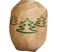 Asfasfq-Toison De Protection Hivernale En Polaire Pour Protéger Contre Le Froid Et Le Gel Motif Sapin De Noël Beige Taille Xxl 1,4 X 2 M 07007