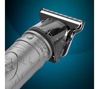 Asfasfq-Tondeuse À Cheveux Et Barbe Professionnelle Bamba Precisioncare Samurai, Lame Tranchante À Haute Performance, 4 Peignes De Guidage 1-4 Mm, Cheveux Et Barbe, Autonomie 120 Min, Écran, Gris