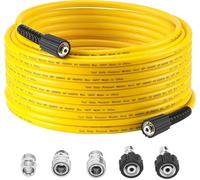 ASFASFq-Tool Daily Tuyau d'extension de rechange pour nettoyeur haute pression avec raccord M22 de 14 mm, résistant aux torsions, kit de connexion rapide de 0,95 cm pour nettoyeur haute pression à ga